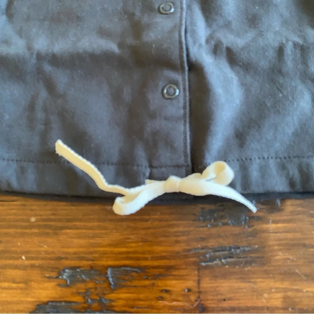 Gray Label Brand Hooded Cardigan 100% Organic‎ Cotton Gray 6-9 Months Snaps Tie